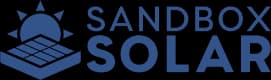 Sandbox solar logo blue